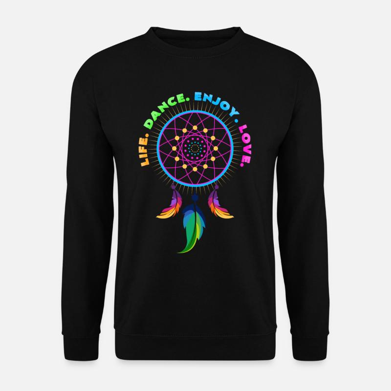 Live Dancing Enjoy loving - Unisex Sweatshirt - black