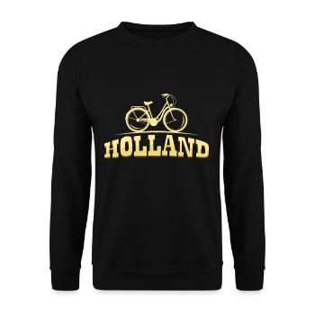 Holland - Unisex Pullover - Schwarz - Vorne - Alina (178cm) & Michal (187cm)