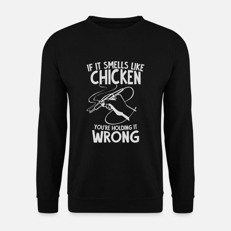 Lustig Löten - Unisex Pullover - Schwarz