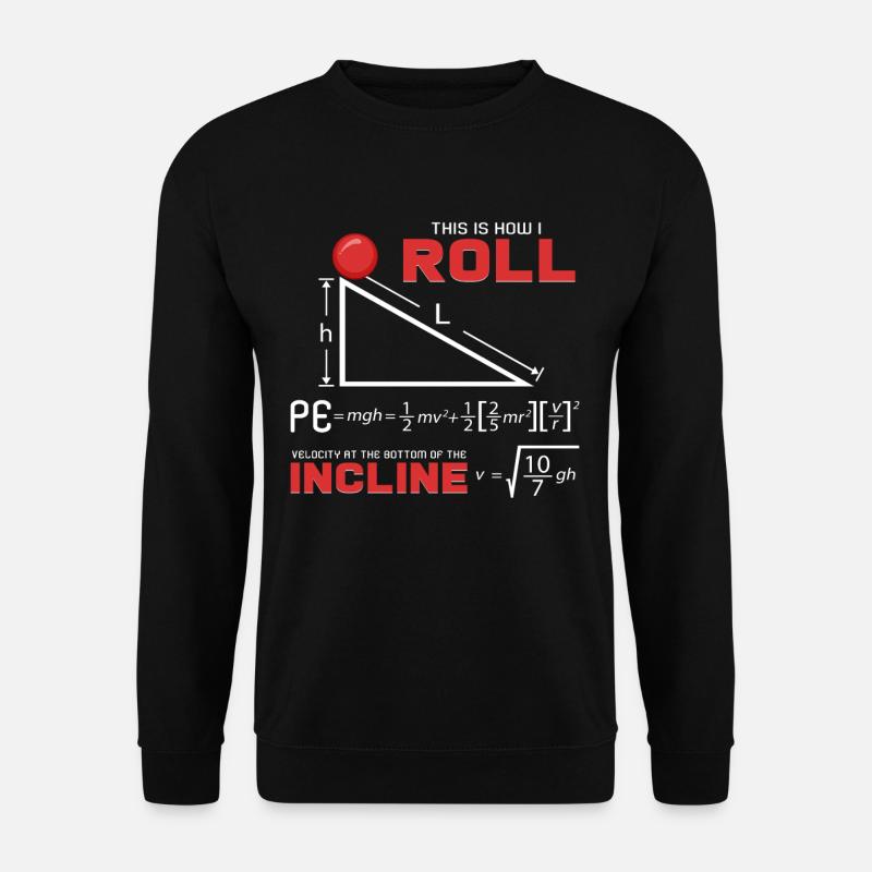 physics - Unisex Sweatshirt - black