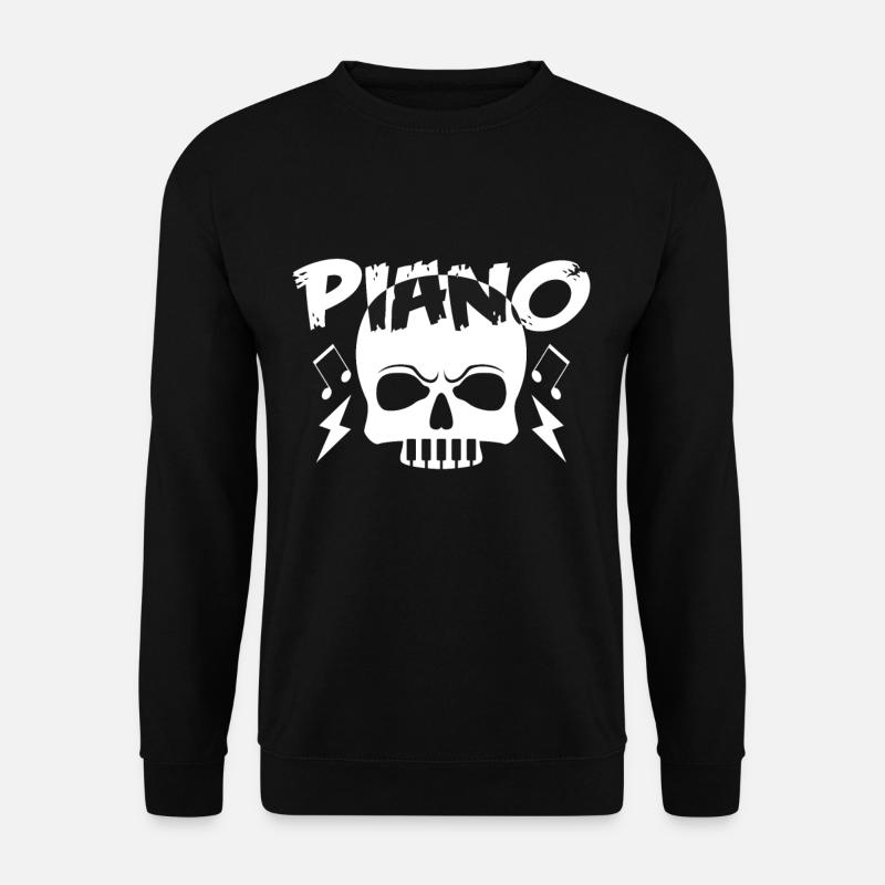Piano - Unisex Pullover - Schwarz
