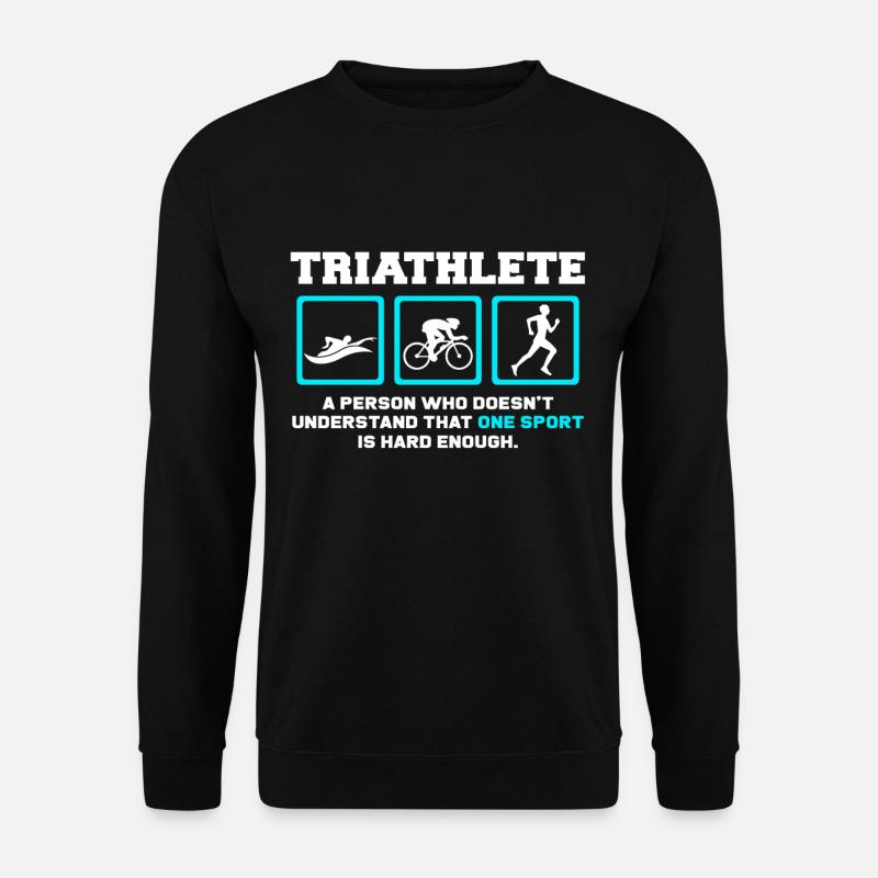 Triathlet - Unisex Pullover - Schwarz