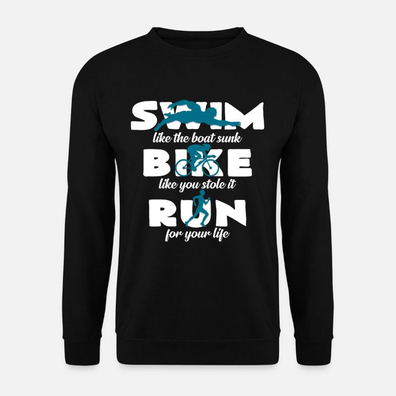 Triathlon - Unisex Pullover - Schwarz