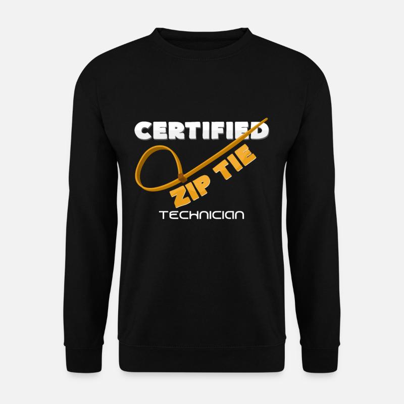 attaches de câble - Sweat-shirt Unisexe - noir
