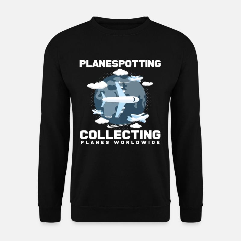 Flugzeuge - Unisex Pullover - Schwarz