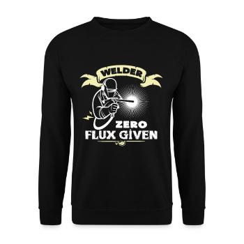 welding - Unisex Sweatshirt - black - Front - Alina (178cm) & Michal (187cm)