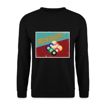 Snooker - Unisex Pullover - Schwarz - Vorne - Alina (178cm) & Michal (187cm)