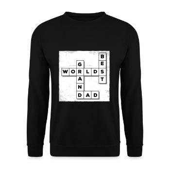 grand-père - Sweat-shirt Unisexe - noir - Devant - Alina (178cm) & Michal (187cm)