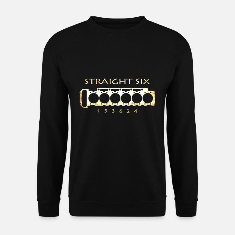 Six-cylinder in-line engine - Unisex Sweatshirt - black