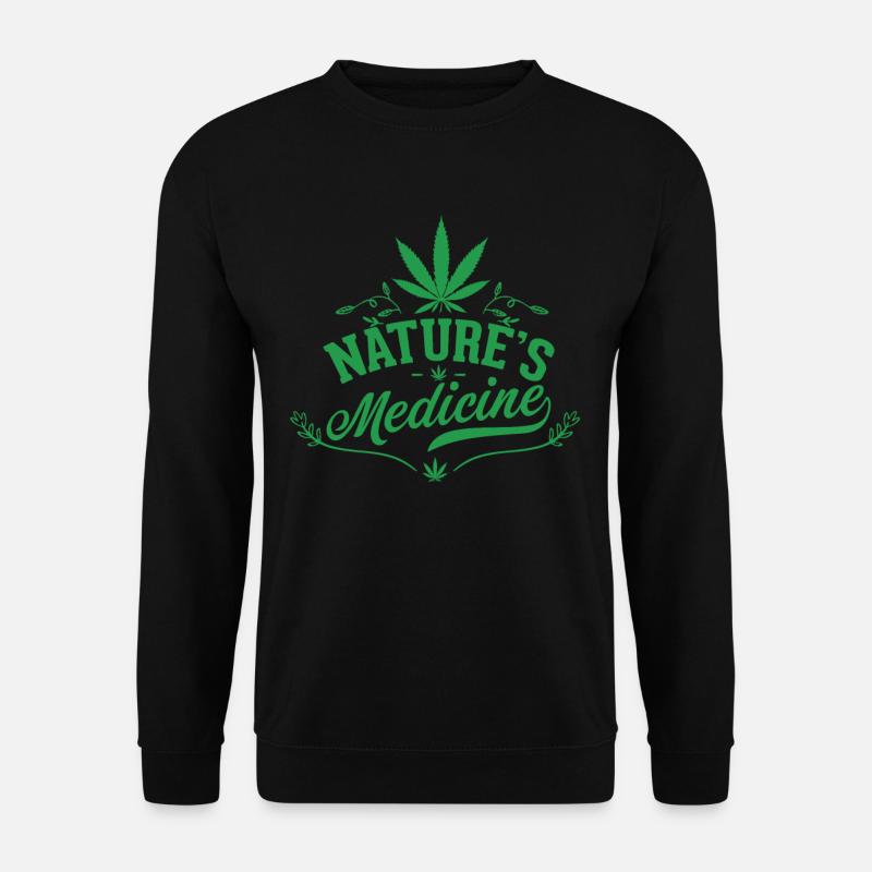 marijuana - Unisex Sweatshirt - black