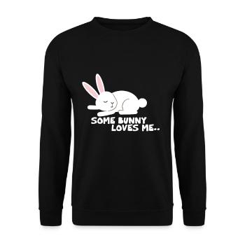 Lapins - Sweat-shirt Unisexe - noir - Devant - Alina (178cm) & Michal (187cm)