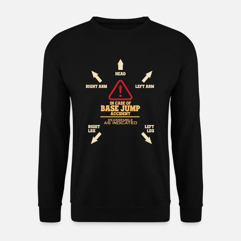 Base Jump - Unisex Pullover - Schwarz