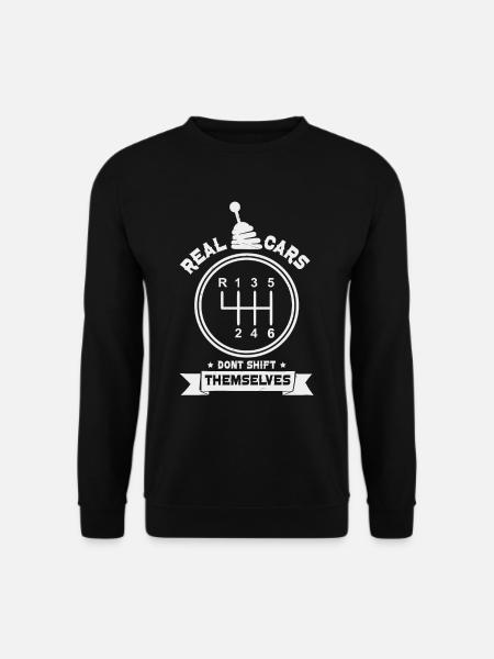 manual gearshift - Unisex Sweatshirt - black