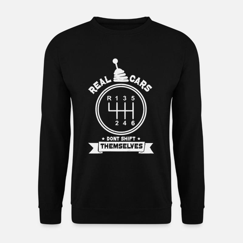 Handschaltung - Unisex Pullover - Schwarz