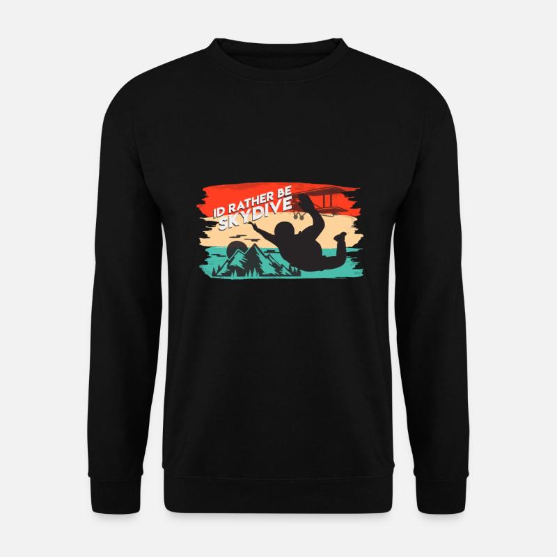 Skydive - Unisex Pullover - Schwarz