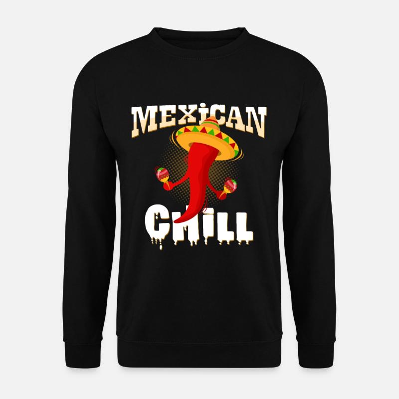 Mexican chili - Unisex Sweatshirt - black