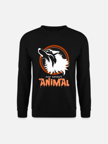 Wölfe - Unisex Pullover - Schwarz