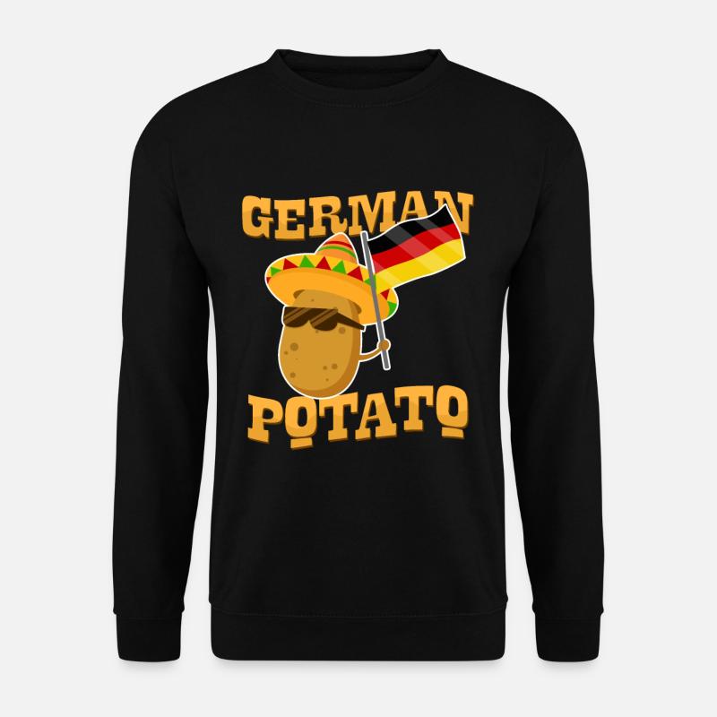 Deutsche Kartoffel - Unisex Pullover - Schwarz