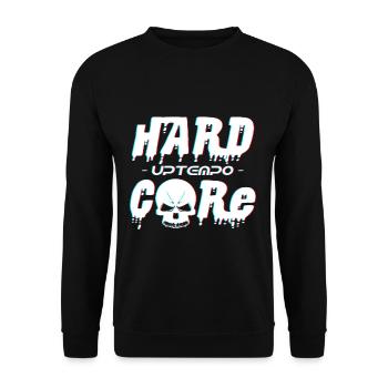 uptempo - Unisex Sweatshirt - black - Front - Alina (178cm) & Michal (187cm)