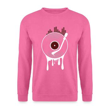 Schallplatte - Unisex Pullover - Pink - Vorne