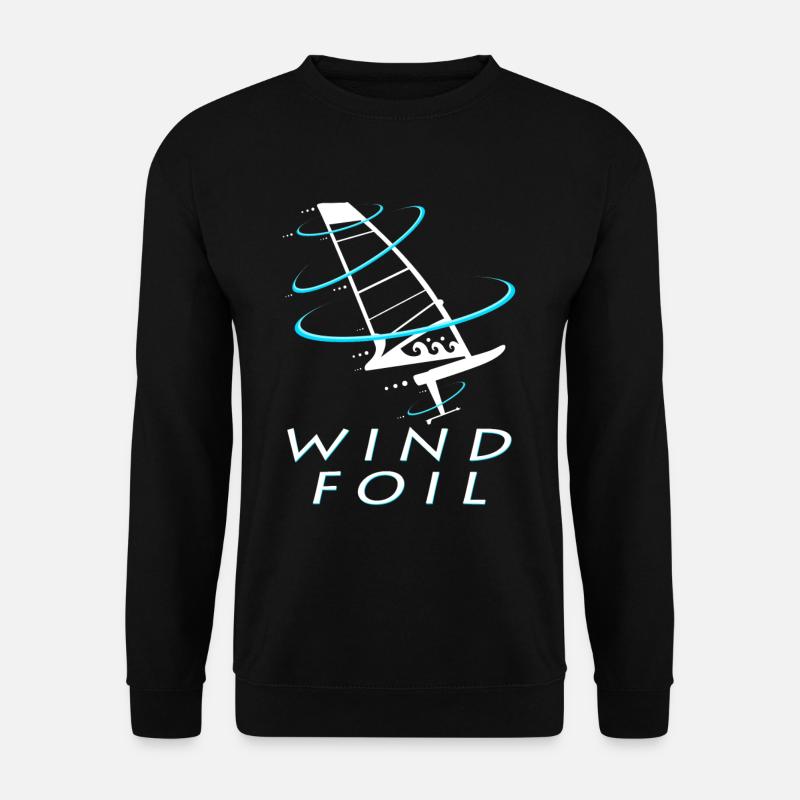 Windfoiling - Unisex Pullover - Schwarz
