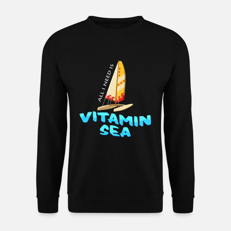 Katamaran - Unisex Pullover - Schwarz