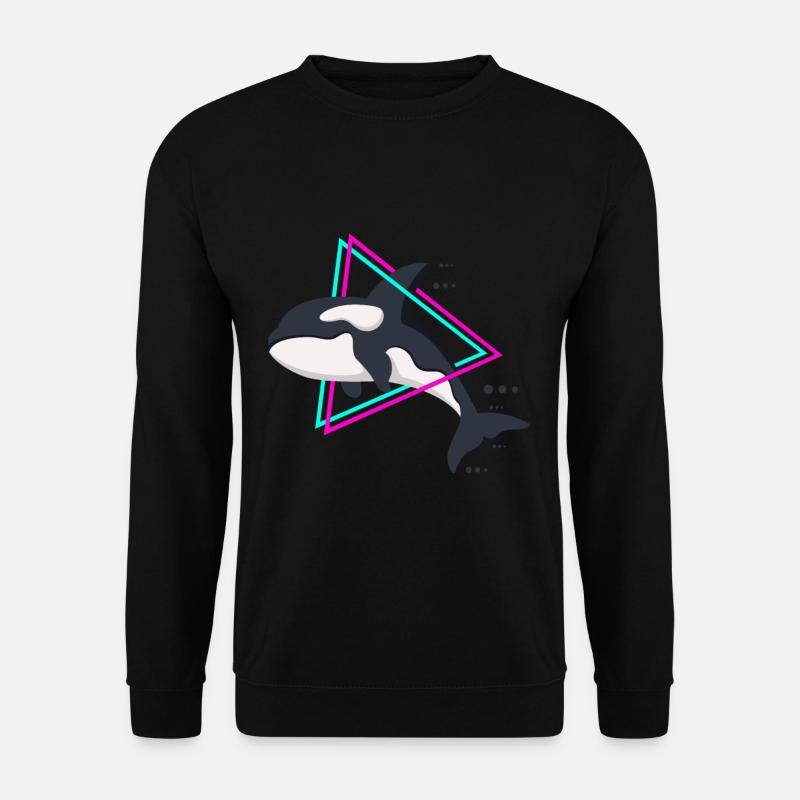 killer whale - Unisex Sweatshirt - black