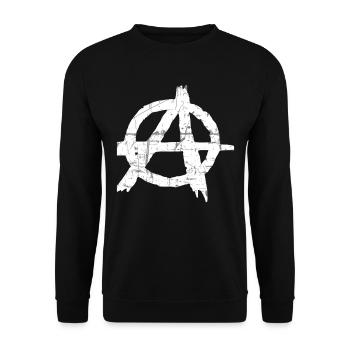 Anarchie - Unisex Pullover - Schwarz - Vorne - Alina (178cm) & Michal (187cm)