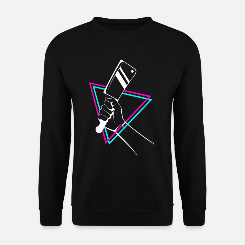 Schlachtermesser - Unisex Pullover - Schwarz