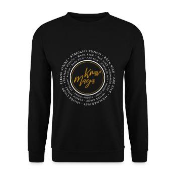 Krav Maga - Sweat-shirt Unisexe - noir - Devant - Alina (178cm) & Michal (187cm)