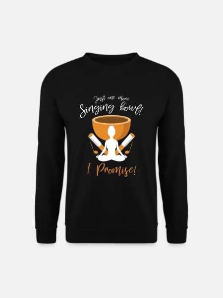 Klangschale kaufen - Unisex Pullover - Schwarz