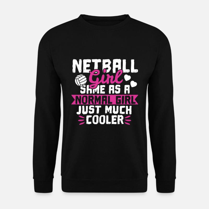 Netball Mädchen - Unisex Pullover - Schwarz
