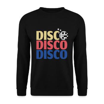 Disco - Sweat-shirt Unisexe - noir - Devant - Alina (178cm) & Michal (187cm)
