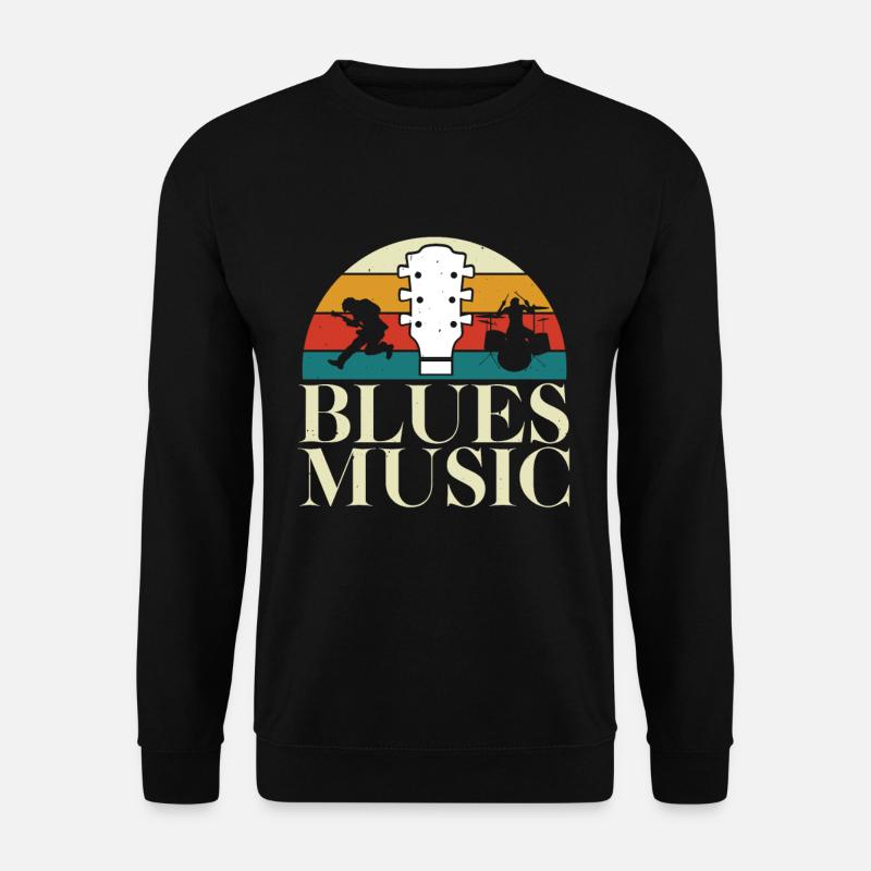 Blues - Unisex Pullover - Schwarz