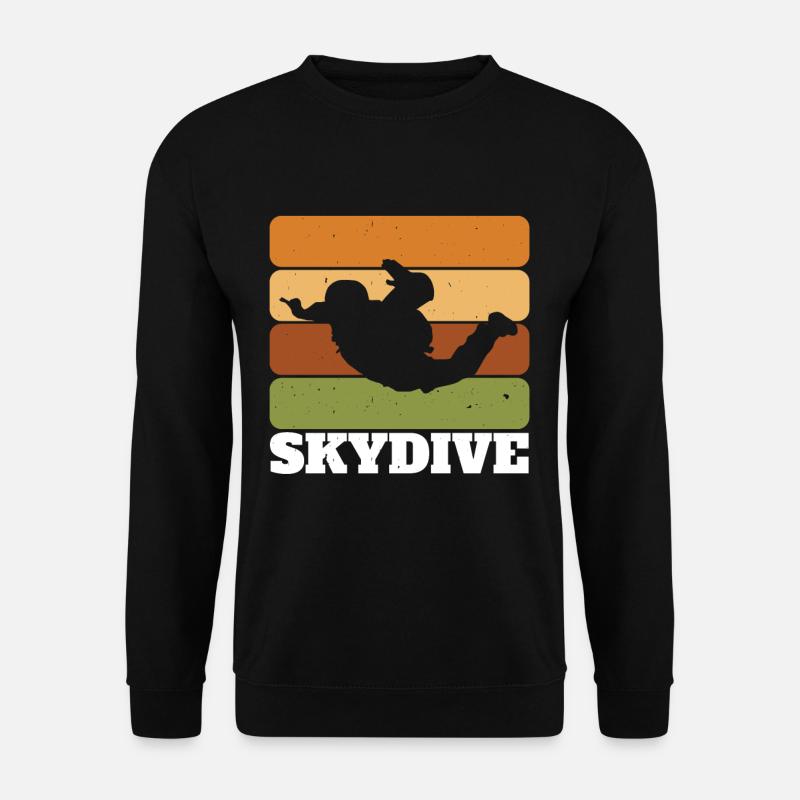 Skydive - Unisex Pullover - Schwarz