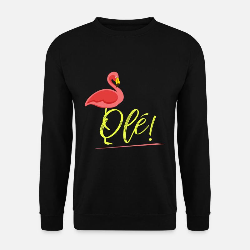 Flamingo - Unisex Pullover - Schwarz