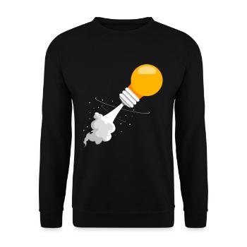 Projet de démarrage - Sweat-shirt Unisexe - noir - Devant - Alina (178cm) & Michal (187cm)