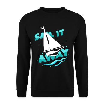 Segeln - Unisex Pullover - Schwarz - Vorne - Alina (178cm) & Michal (187cm)