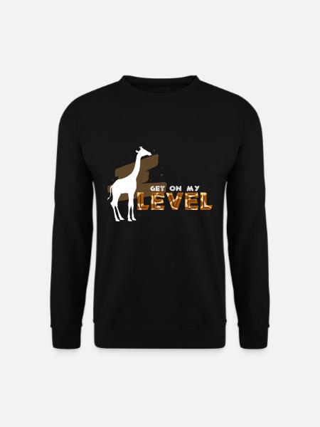 Viens à mon niveau - Sweat-shirt Unisexe - noir
