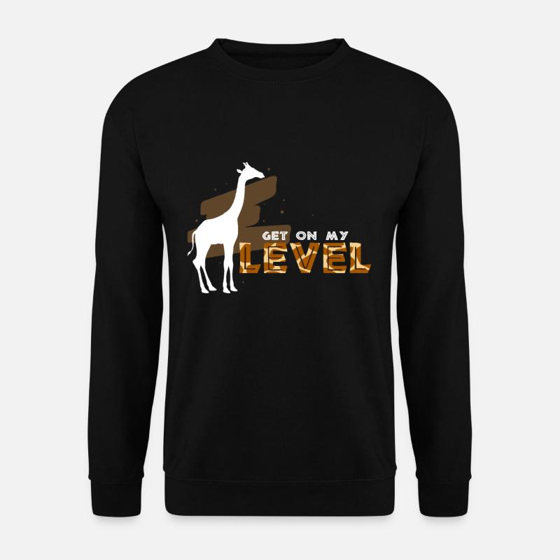 Viens à mon niveau - Sweat-shirt Unisexe - noir