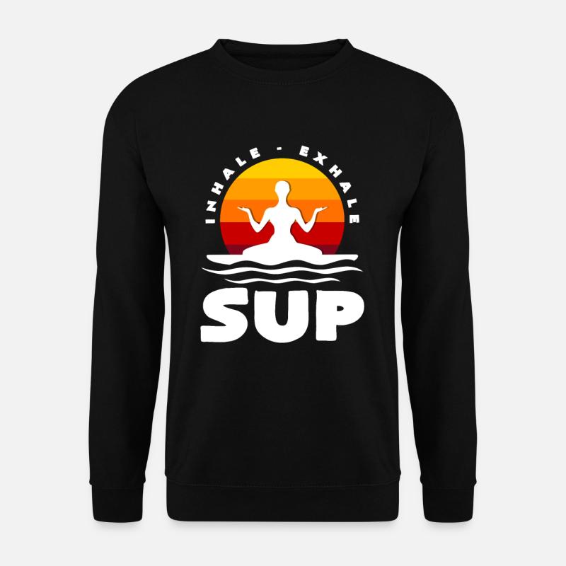 SUP YOGA - Unisex Pullover - Schwarz