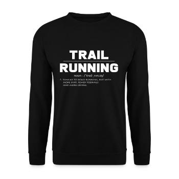 Trail running - Unisex Pullover - Schwarz - Vorne - Alina (178cm) & Michal (187cm)