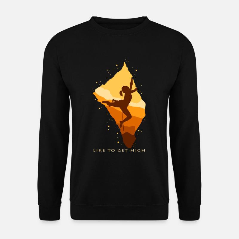 Bouldering - Unisex Sweatshirt - black