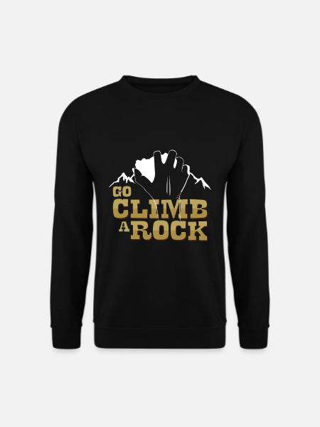 Bergsteigen - Unisex Pullover - Schwarz