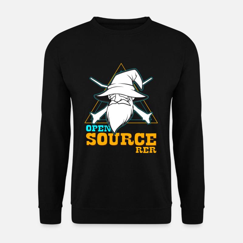 Open Source - Unisex Pullover - Schwarz