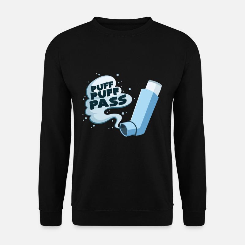 Asthma spray - Unisex Sweatshirt - black