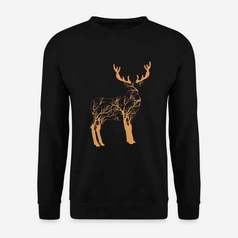 Deer - Unisex Sweatshirt - black