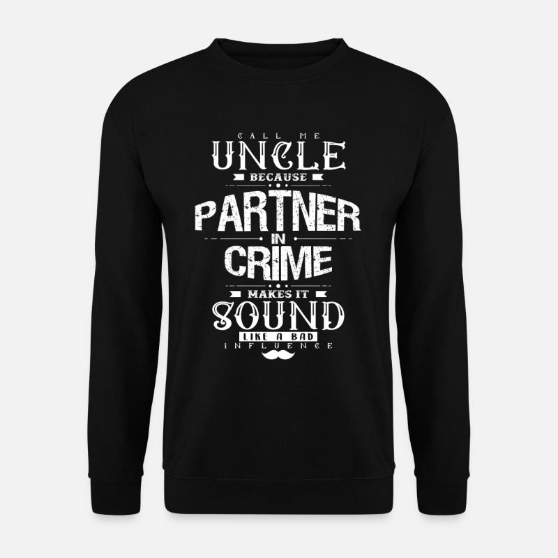 Uncle - Unisex Sweatshirt - black