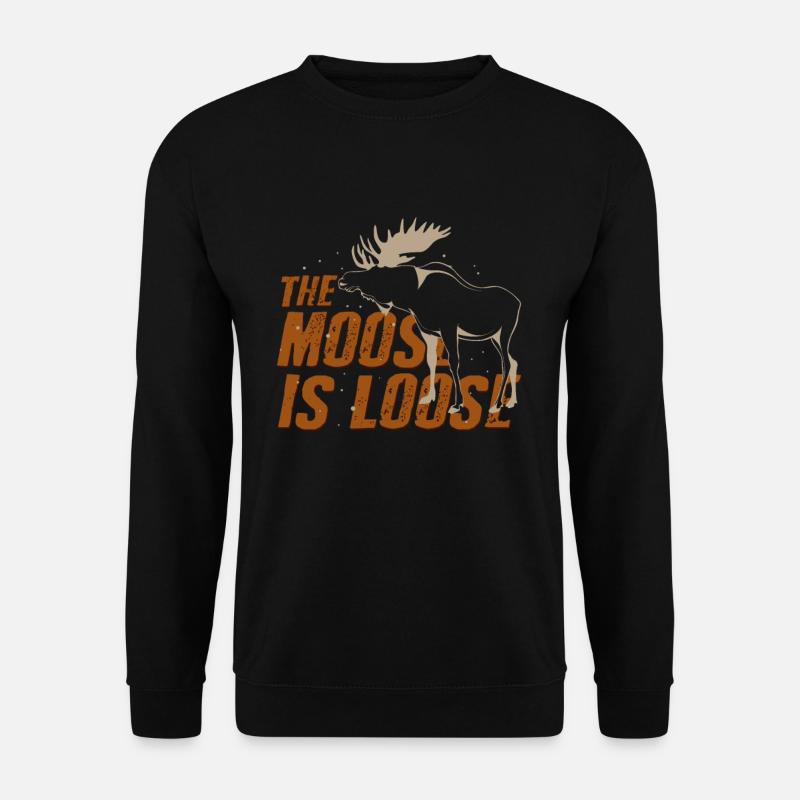 Elche - Unisex Pullover - Schwarz