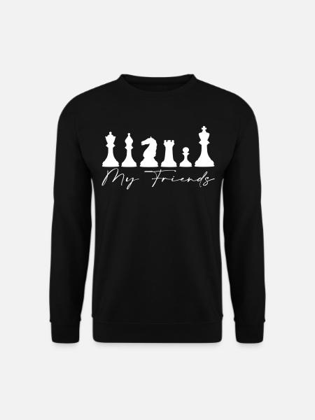 Échecs - Sweat-shirt Unisexe - noir